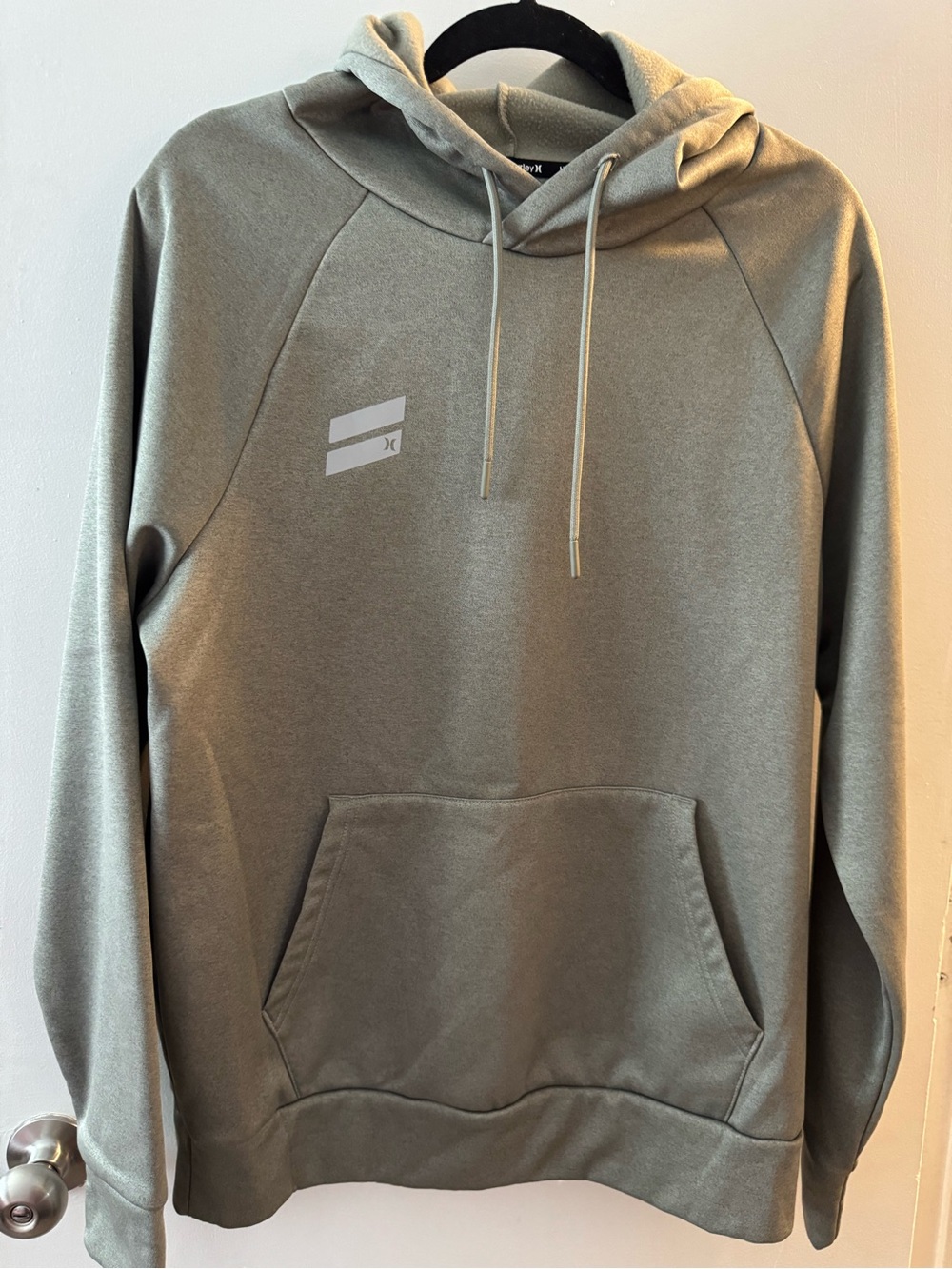 Hurley Olive Hoodie with Small Chest Logo